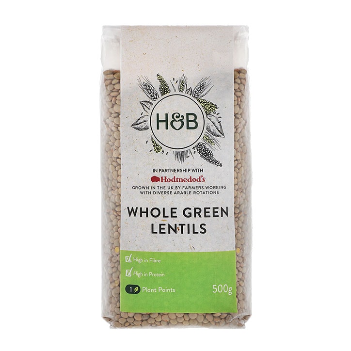 Holland & Barrett Whole Green Lentils 500g